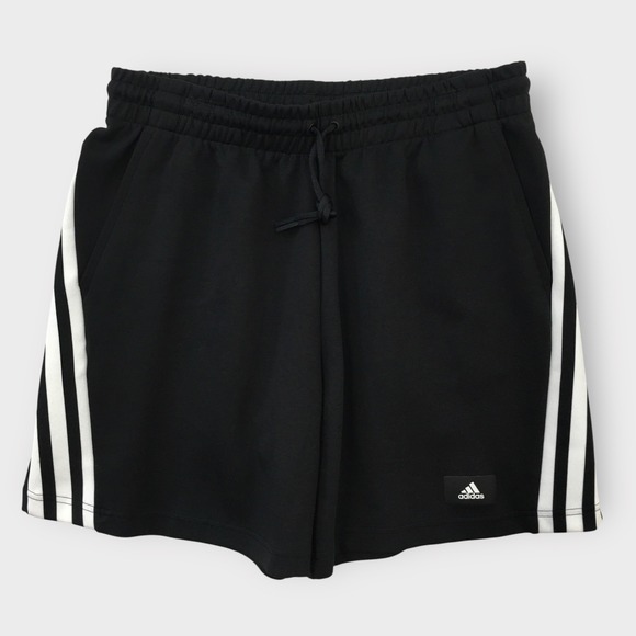Adidas Future Icons Shorts 3-Stripe Training Gym‎ Workout Black XL - Picture 1 of 6